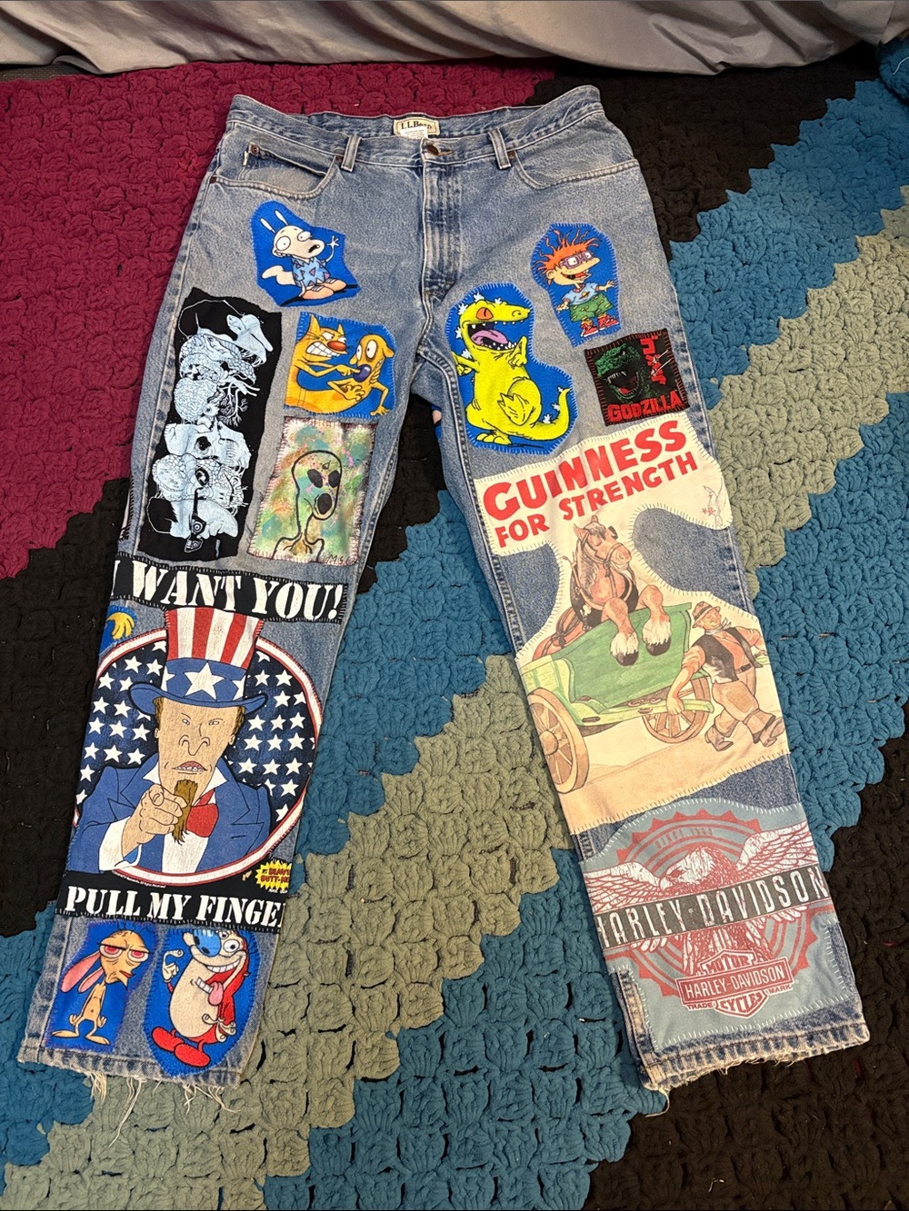 Patchwork L.L.Bean Jeans